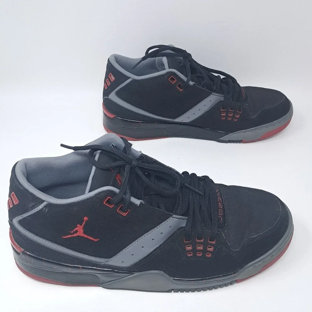 Air Jordan Flight 23 Low BRED Men's Sneakers Size 10.5 Black Red